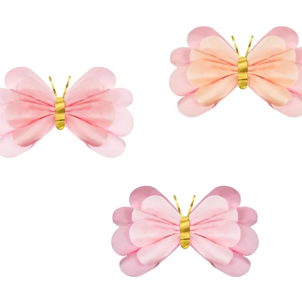 Mariposa de papel de seda – 3 uds surtidas