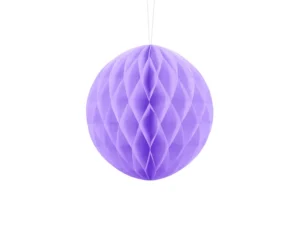 Bola nido de abeja lila 40 cms