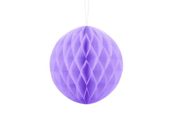 Bola nido de abeja lila 40 cms