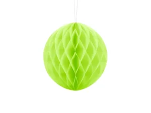 Bola nido de abeja verde pistacho 20 cms
