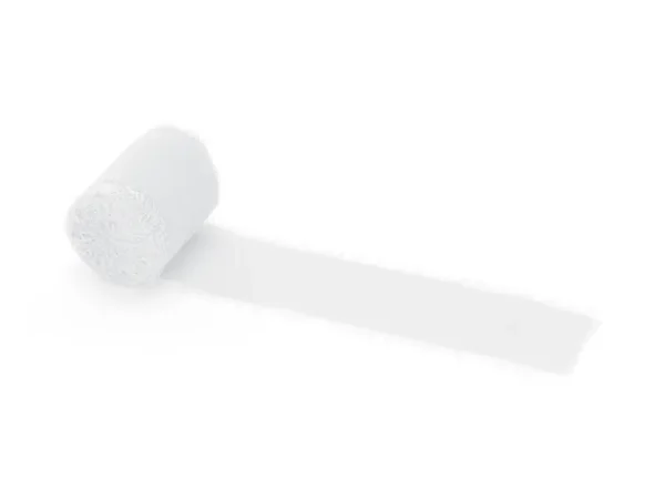 Cinta de tela rasgada chiffon-crepé blanco 4cms