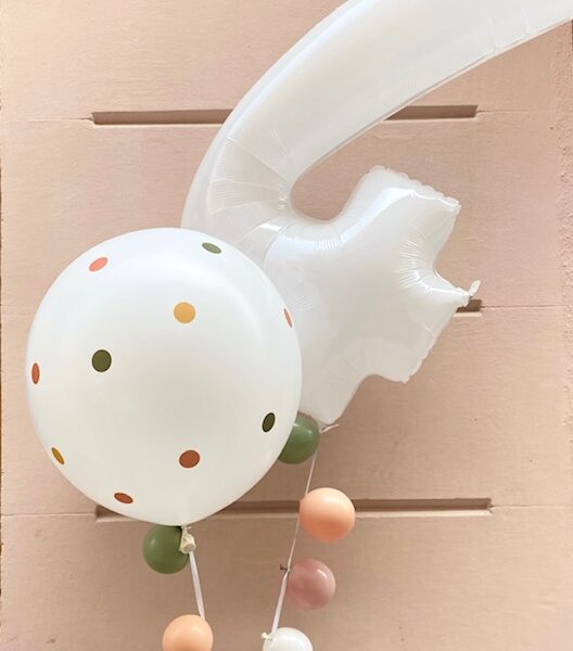 Globos Números y Letras metalizados