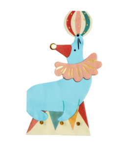 Servilletas-foca-circo-vintage-fiesta-de-circo-cumpleanos-infantil-gramajeshop-valencia