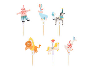 Toppers-tarta-circo-vintage-fiesita-cumpleanos-infantil-gramajeshop-valencia