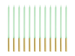 Velas-verde-agua-mint-largas-tarta-cumpleanos-gramajeshop-valencia