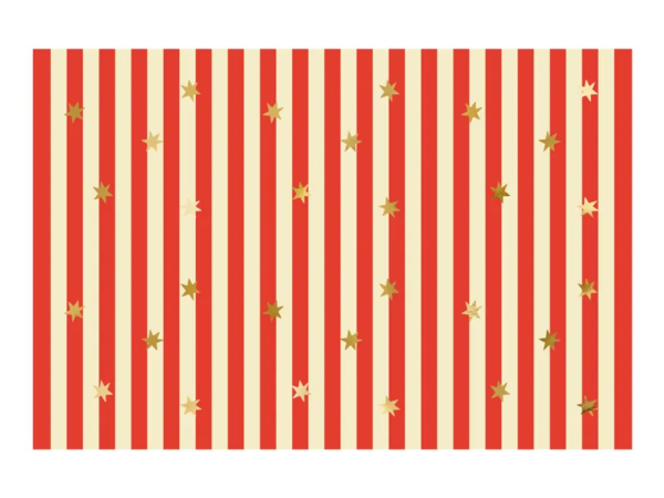 mantel-Circo-Vintage-papel-rayas-rojas-estrellas-doradas-fiesta-cumpleanos-infantil-gramajeshop-valencia