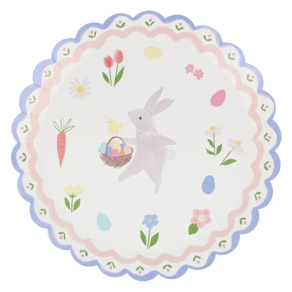 Platos motivos de Pascua 8 uds