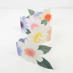 Tarjeta de felicitación flores