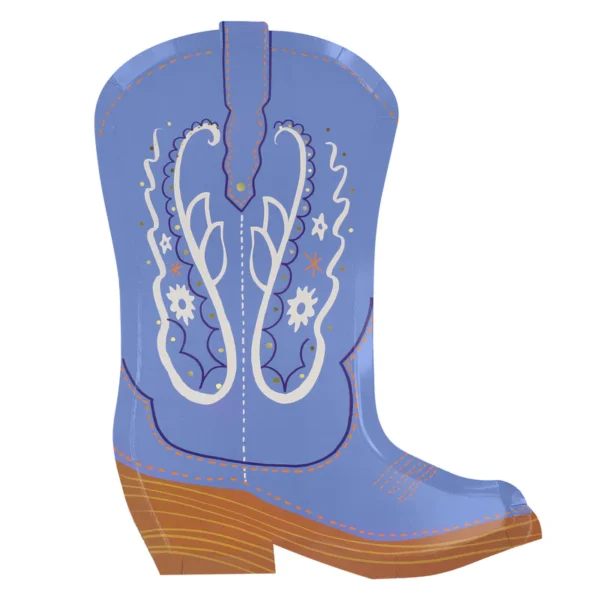 Platos botas camperas Western Bandana - 8 uds