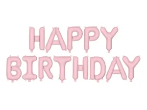 Globos Happy Birthday Rosa