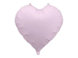 Globo corazón lila mate 45 cms