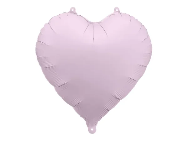 Globo corazón lila mate 45 cms