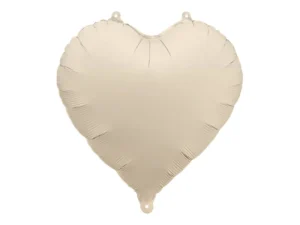 Globo corazón nude mate 45 cms
