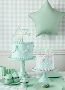 Topper Happy Birthday mint