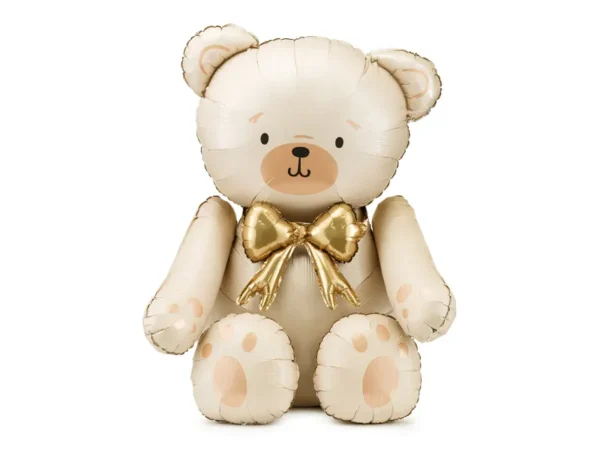 Globo Osito crema 84 cms. Standing/no helio
