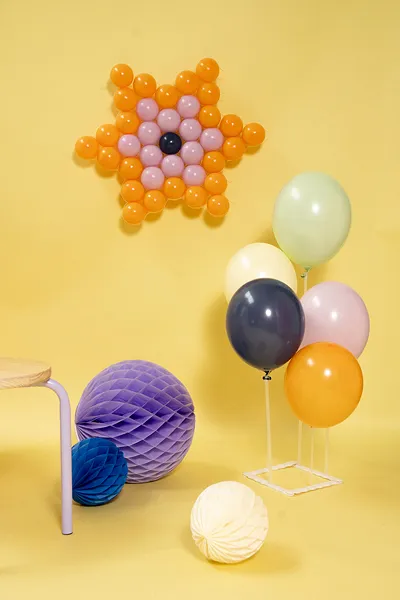 Soporte para centro de mesa con globos