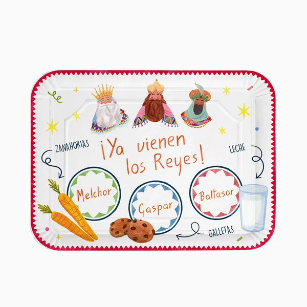 Bandeja desayuno de Reyes Magos -2 uds-