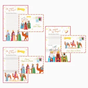 Cartas y Sobres de Reyes Magos