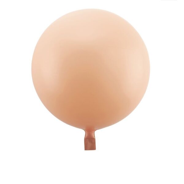 Globo Burbuja melocotón pastel 45cms