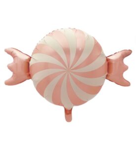 Globo metalizado Caramelo Rosa