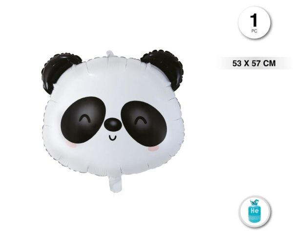 Globo oso panda 53x57cms