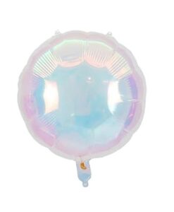 Globo redondo iridiscente tornasolado 45cms