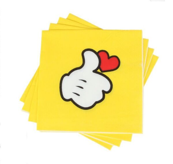 Servilletas Mickey - 12 uds
