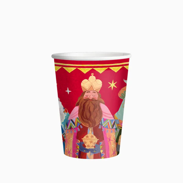 Vaso Reyes Magos 6 uds